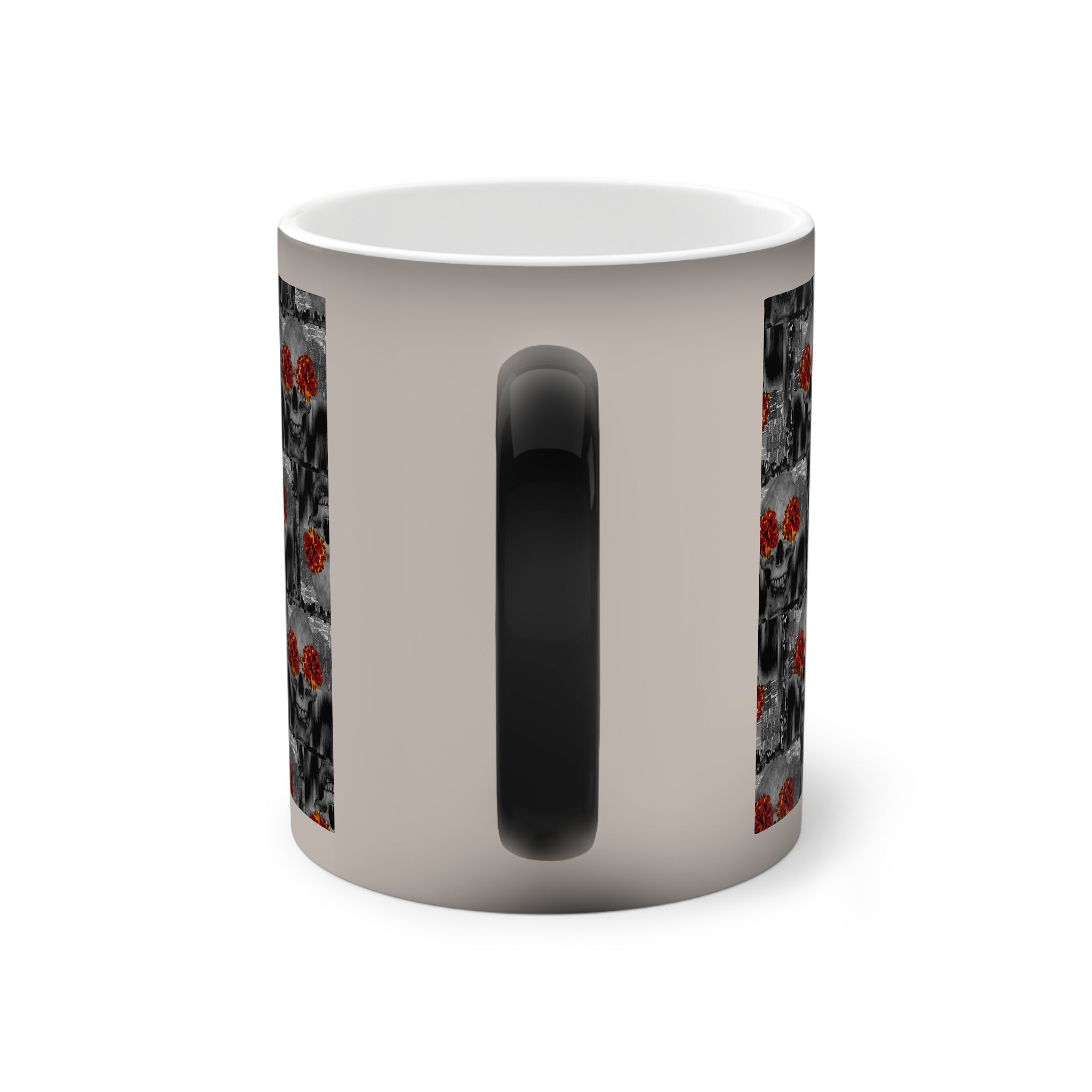 Skullmuggin~ print//Color-Changing Mug, 11oz
