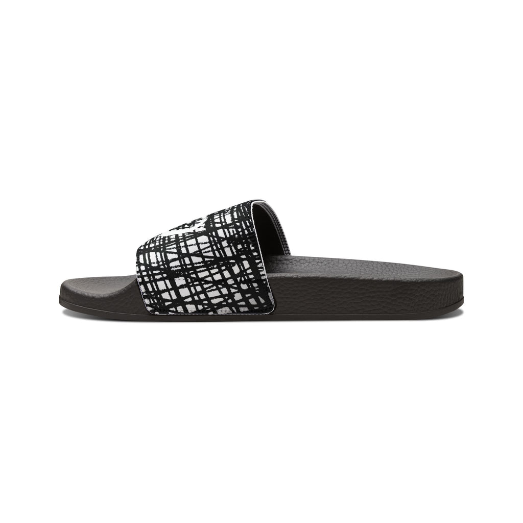SUPERScribbleSLIDES// Pattern Sandals