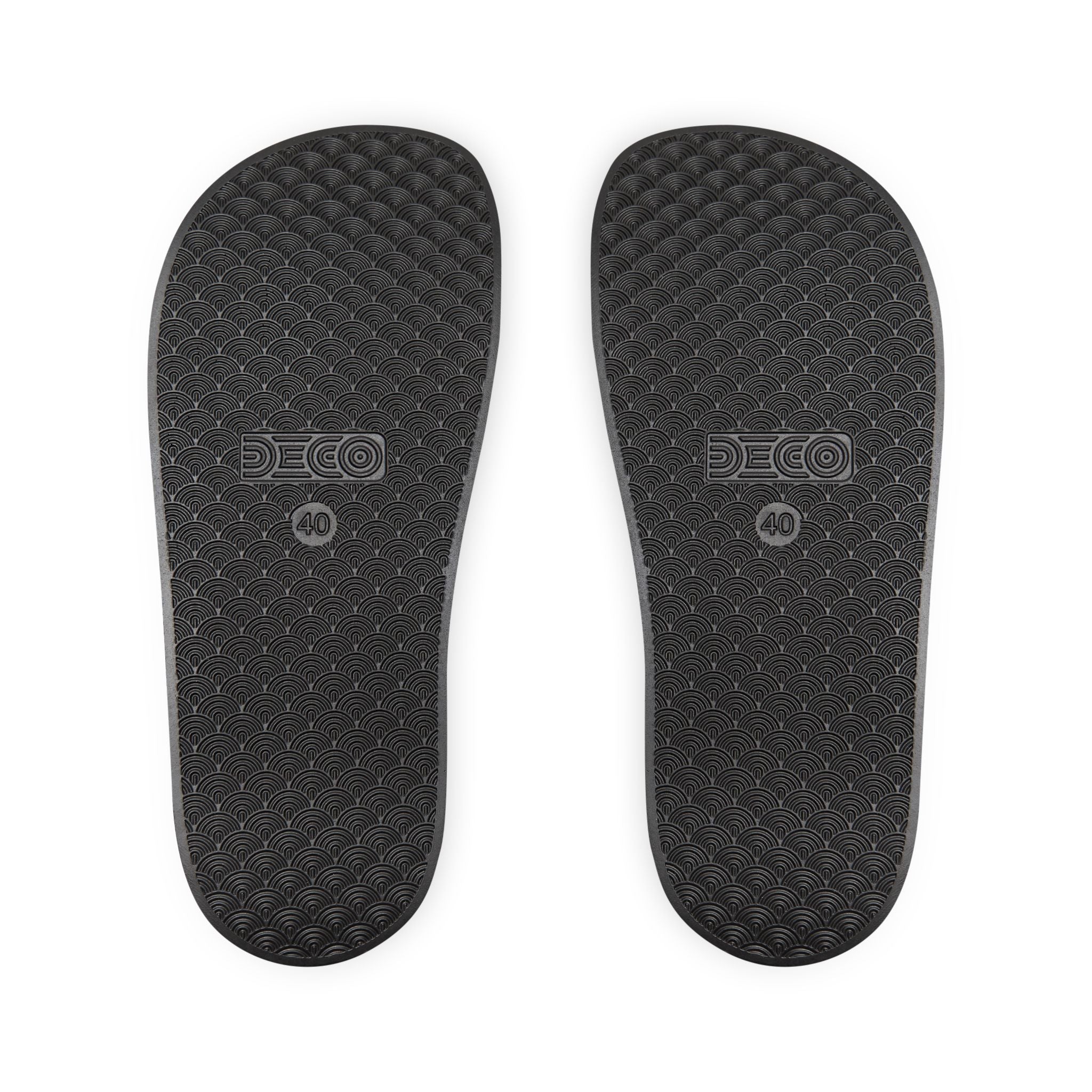 SUPERScribbleSLIDES// Pattern Sandals