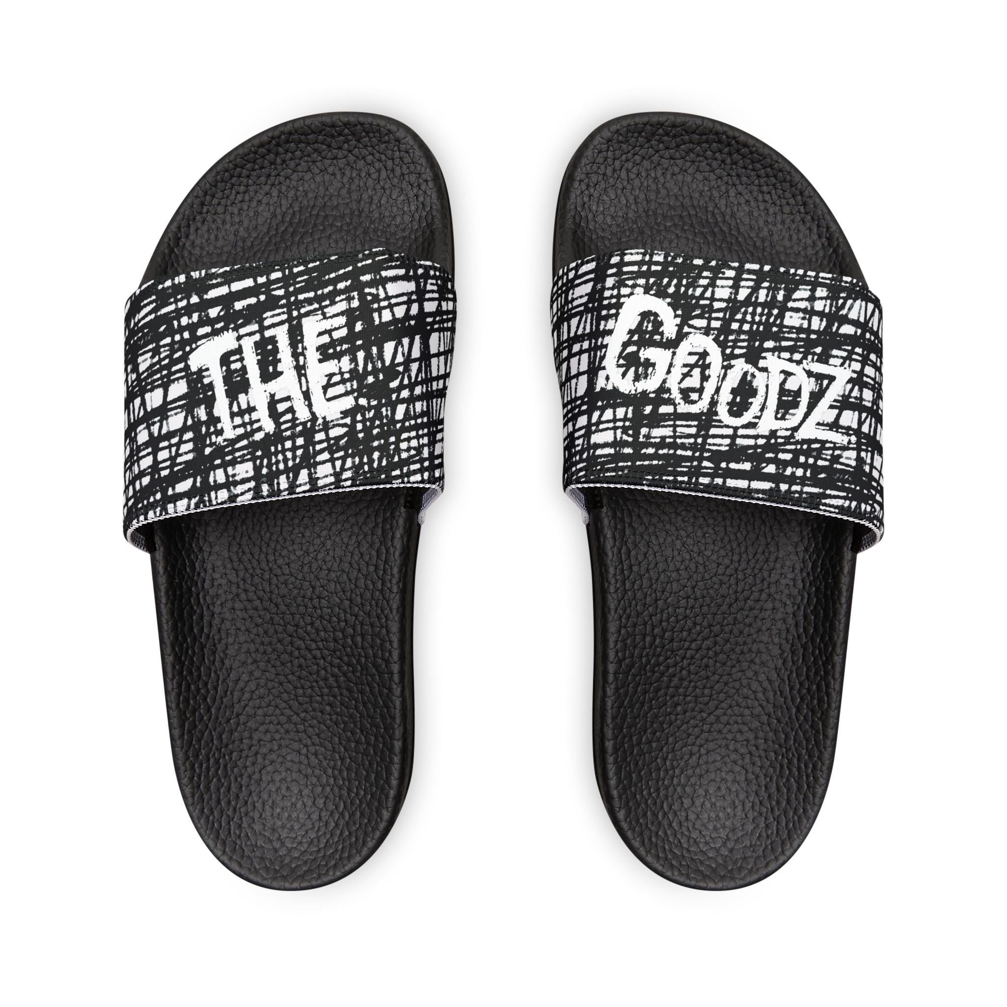 SUPERScribbleSLIDES// Pattern Sandals