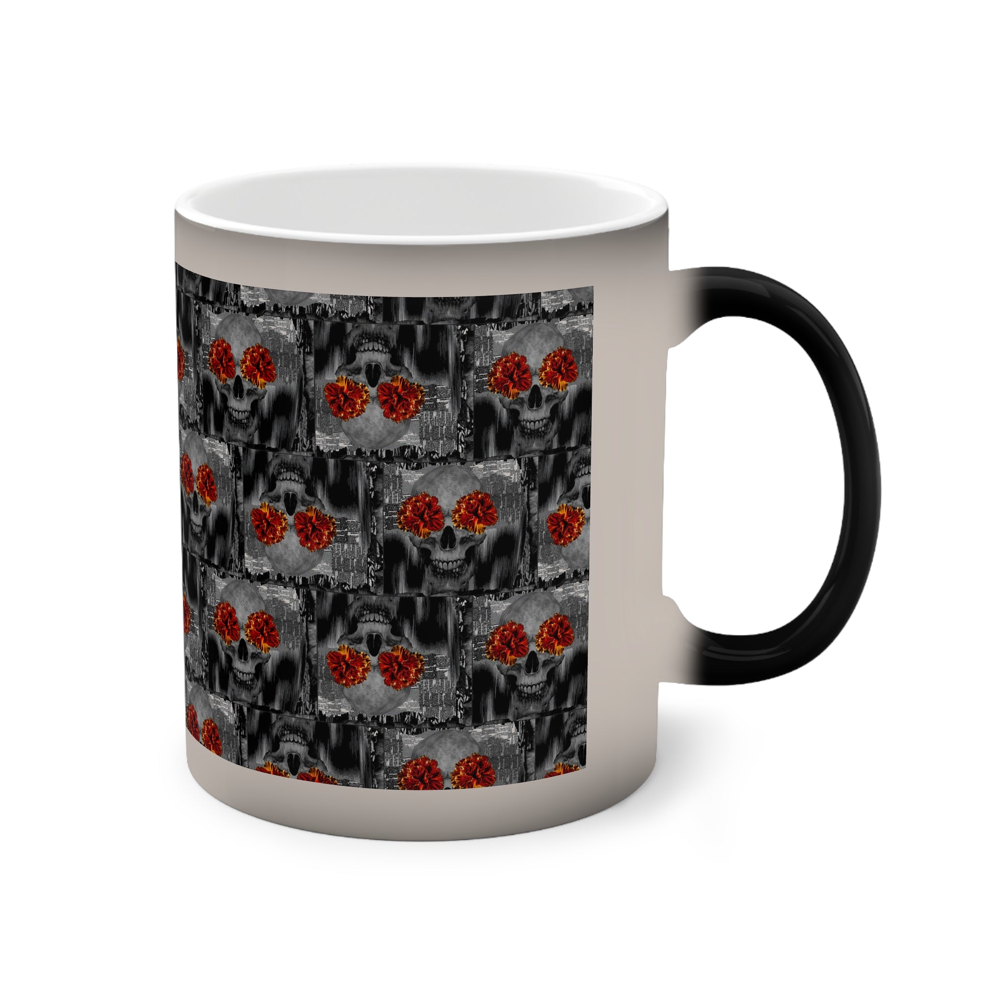 Skullmuggin~ print//Color-Changing Mug, 11oz