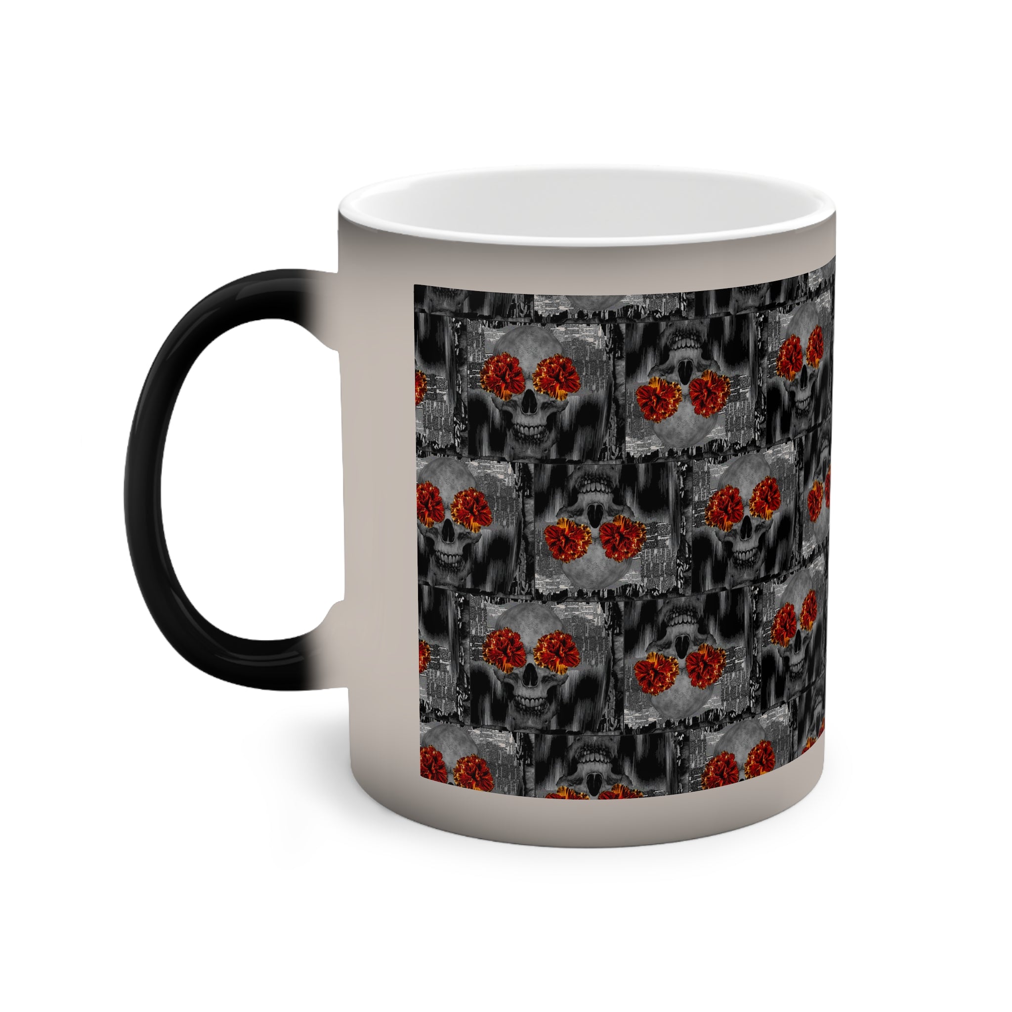 Skullmuggin~ print//Color-Changing Mug, 11oz